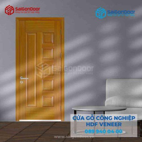 Cửa Gỗ HDF VeneerB Sapele