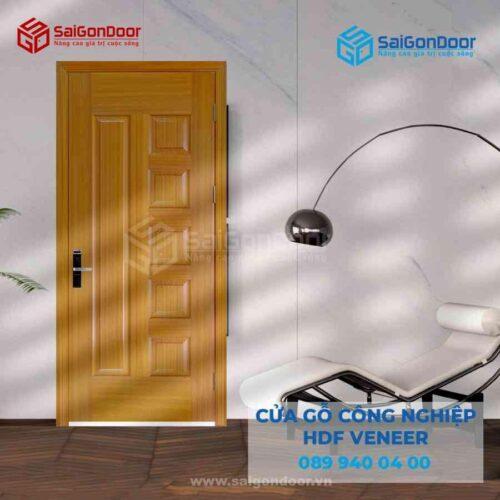 Cửa Gỗ HDF VeneerB Sapele