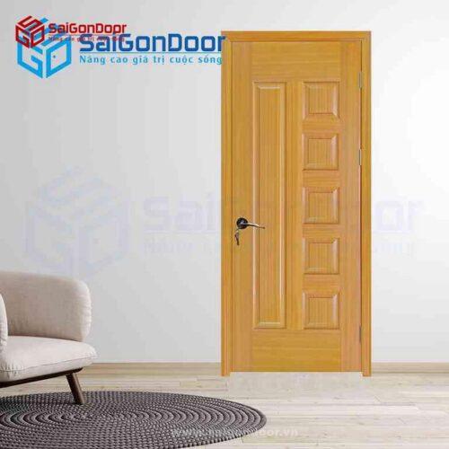 Cửa Gỗ HDF VeneerB Sapele