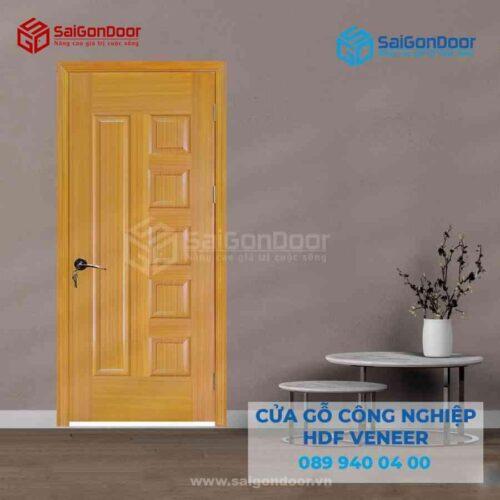 Cửa Gỗ HDF VeneerB Sapele
