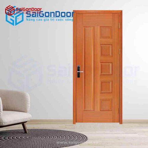 Cửa Gỗ HDF VeneerB Sapele