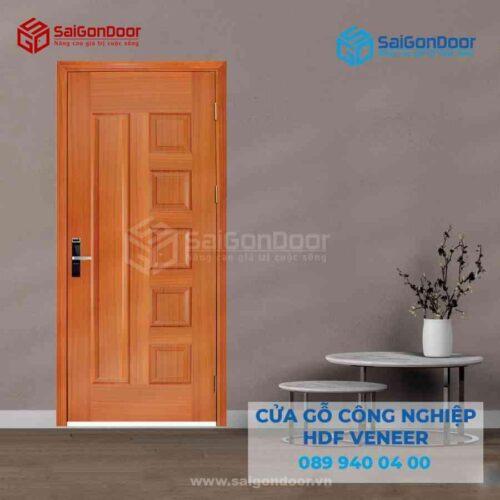 Cửa Gỗ HDF VeneerB Sapele