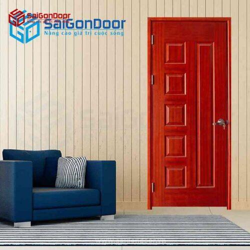 Cửa Gỗ HDF VeneerB Xoan Đào