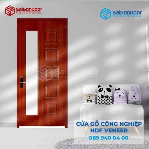 Cửa Gỗ HDF VeneerGL Căm Xe