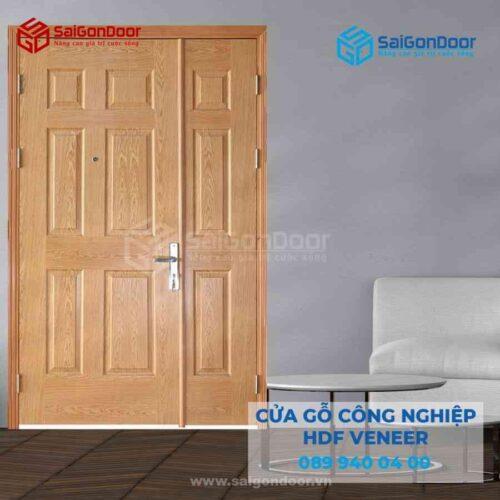 Cửa Gỗ HDF Veneer 9A Ash