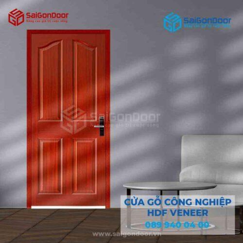 Cửa Gỗ HDF VeneerA Căm Xe