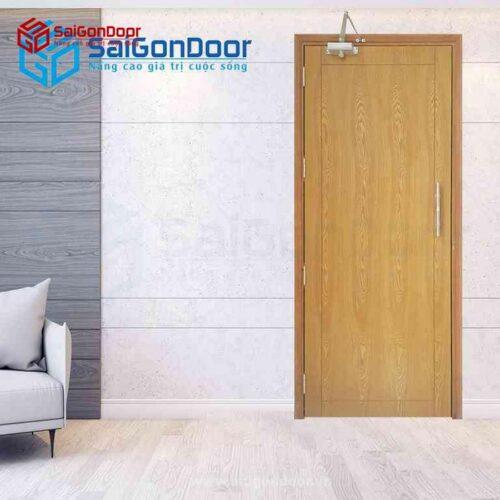 Cửa Gỗ MDF Veneer P1 Sồi