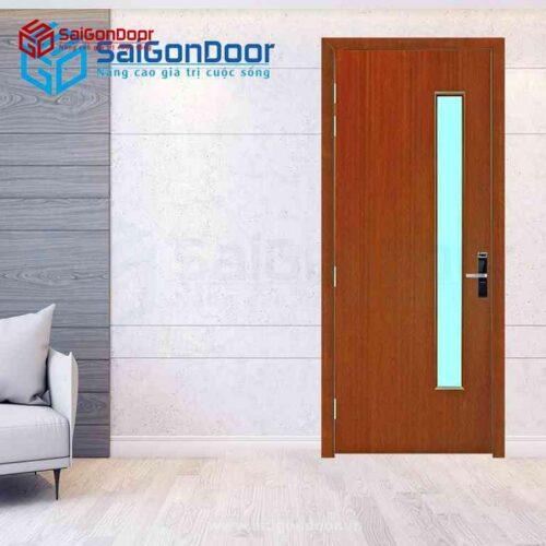 Cửa Gỗ MDF Veneer P1G1 Xoan Đào