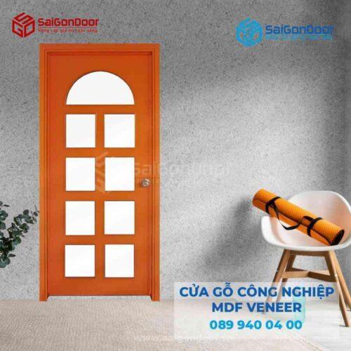 Cửa Gỗ MDF Veneer P1G9 Cam