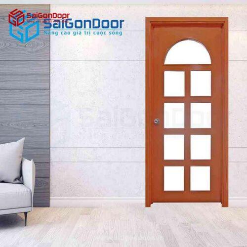 Cửa Gỗ MDF Veneer P1G9 Đỏ