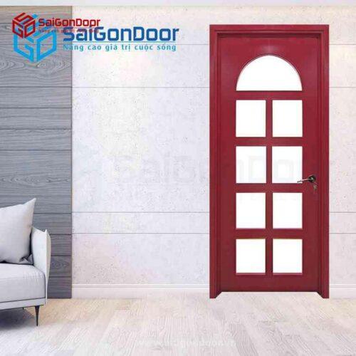 Cửa Gỗ MDF Veneer P1G9 Red