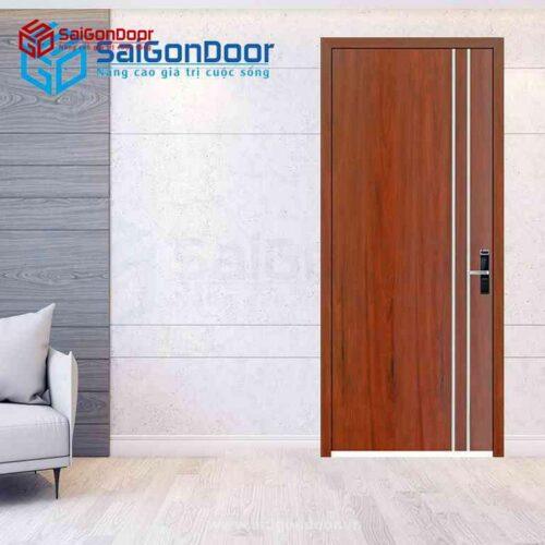 Cửa Gỗ MDF Veneer P1R2 Căm Xe