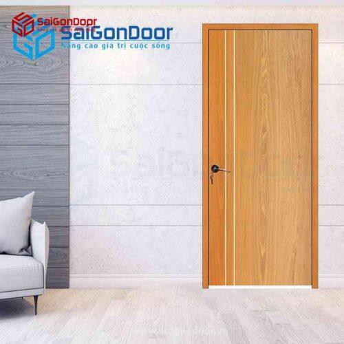 Cửa Gỗ MDF Veneer P1R2 Sồi