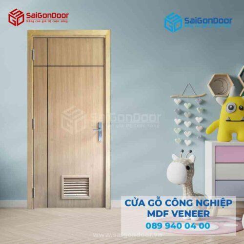 Cửa Gỗ MDF Veneer P1R2L1
