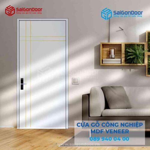 Cửa Gỗ MDF Veneer P1R4a