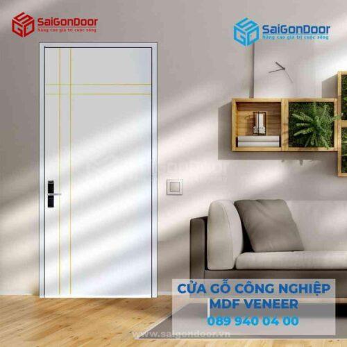 Cửa Gỗ MDF Veneer P1R4a