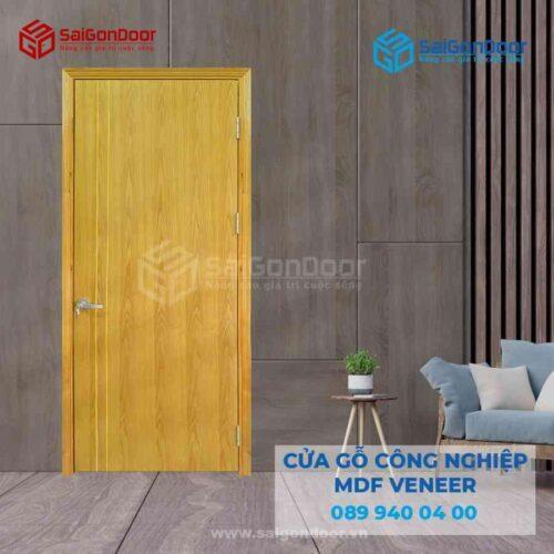 Cửa Gỗ MDF Veneer P1R2 Ash