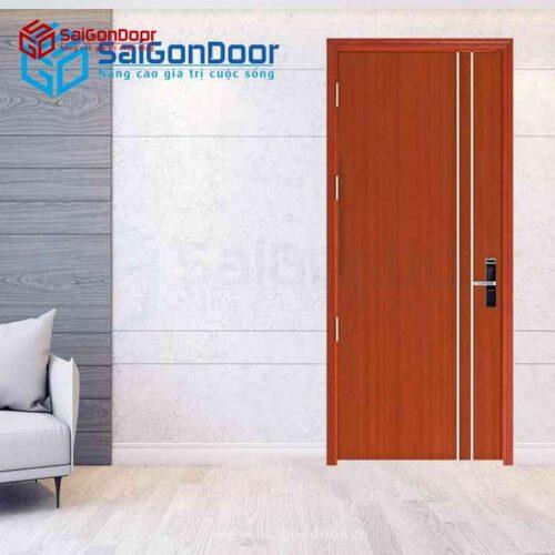 Cửa Gỗ MDF Veneer P1R2 Căm Xe