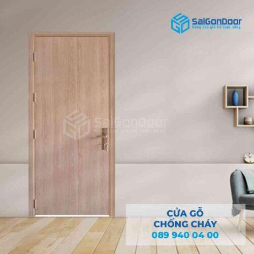 Cửa gỗ chống cháy SGD-GCC-MDF Laminate P1-1