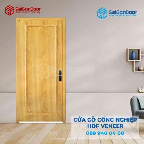 Cửa Gỗ Công Nghiệp HDF VeneerA Căm Xe