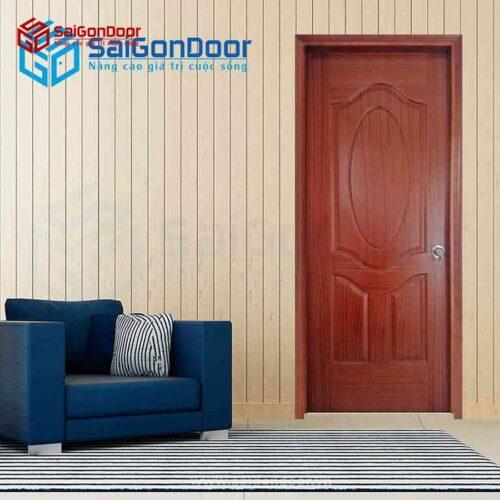 Cửa Gỗ Công Nghiệp HDF VeneerA Căm Xe