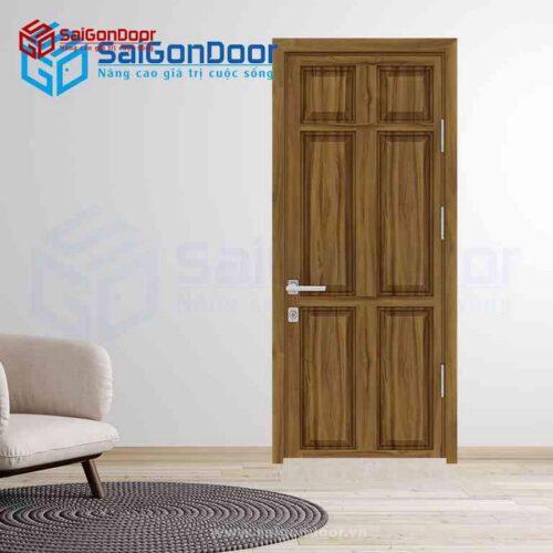 Cửa Gỗ Công Nghiệp SGDA Óc Chó