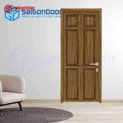 Cửa Gỗ Công Nghiệp SGDA Óc Chó