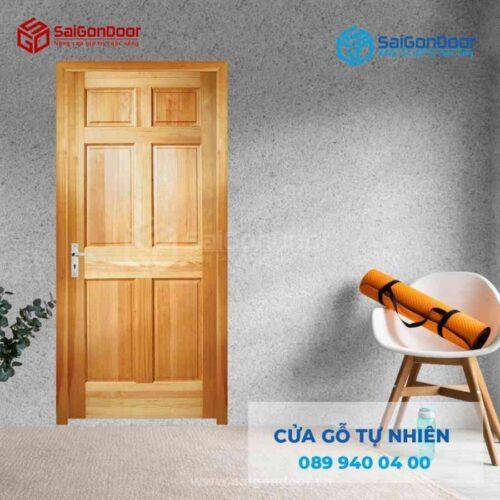 Cửa Gỗ Tự NhiênA Ash Nâu