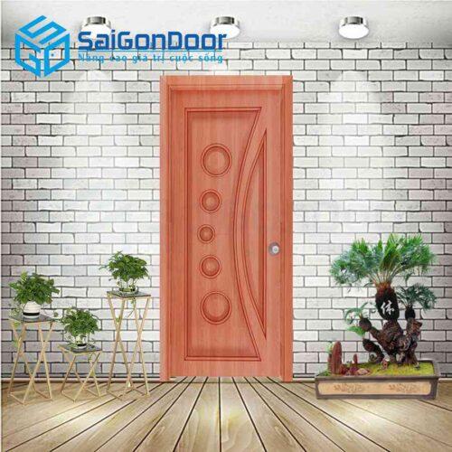 Cửa nhựa Composite 1K Xoan dao 2 Compos SGD