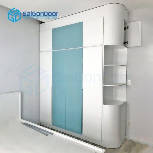 Tủ gỗ kệ gỗ SGD-TU-17