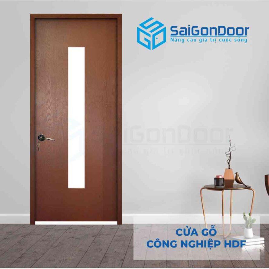 Cửa gỗ HDF sơn cho phòng ngủ hiện đại