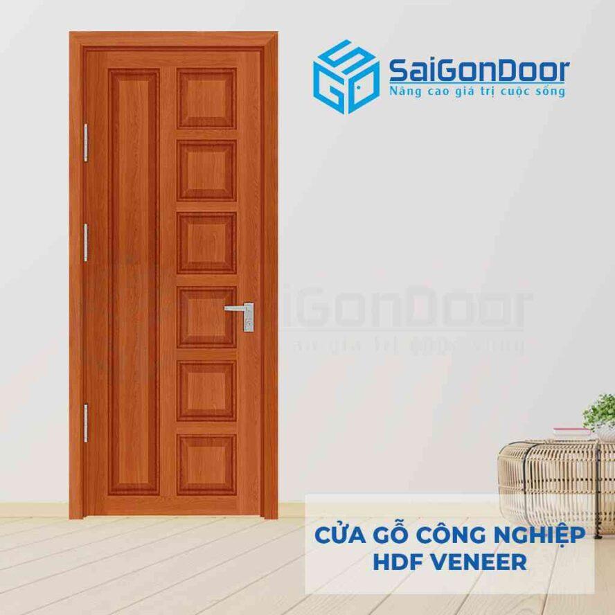 Cửa gỗ HDF Veneer cách âm