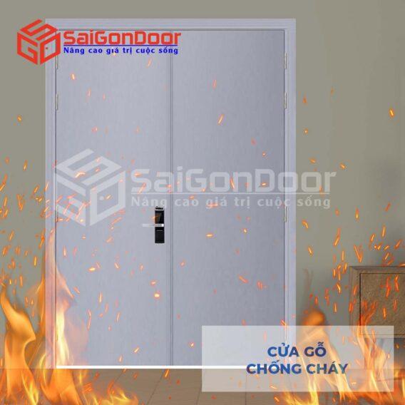 Cua go chong chay voi nhieu tinh nang uu viet