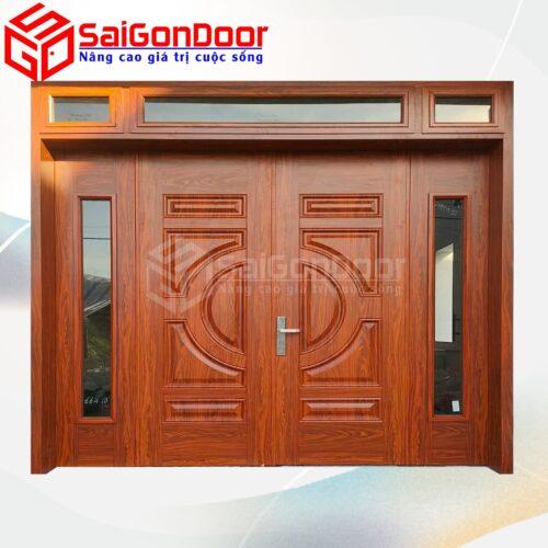 Cửa Thép Vân Gỗ SGD-KM.TVG-4C.32