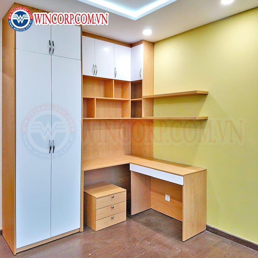 NỘI THẤT TỦ GỖ KỆ GỖ 4