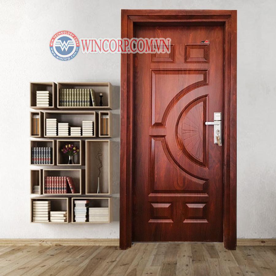 Cửa thép vân gỗ Win 61