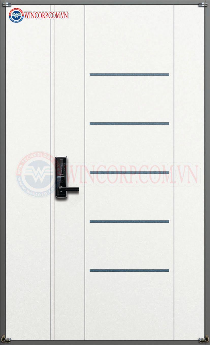 CỬA THÉP HÀN QUỐC B-515-H (DOUBLE) - Ảnh 2