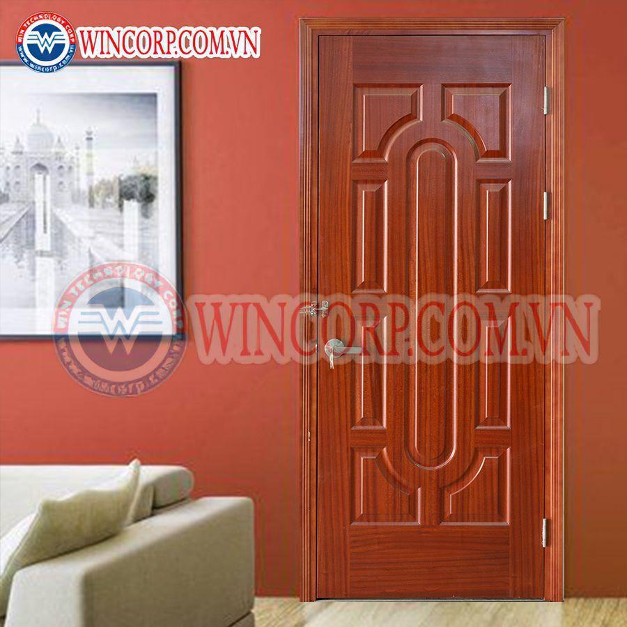 Cửa gỗ chống cháy GCC.019-SAPELE - Ảnh 2