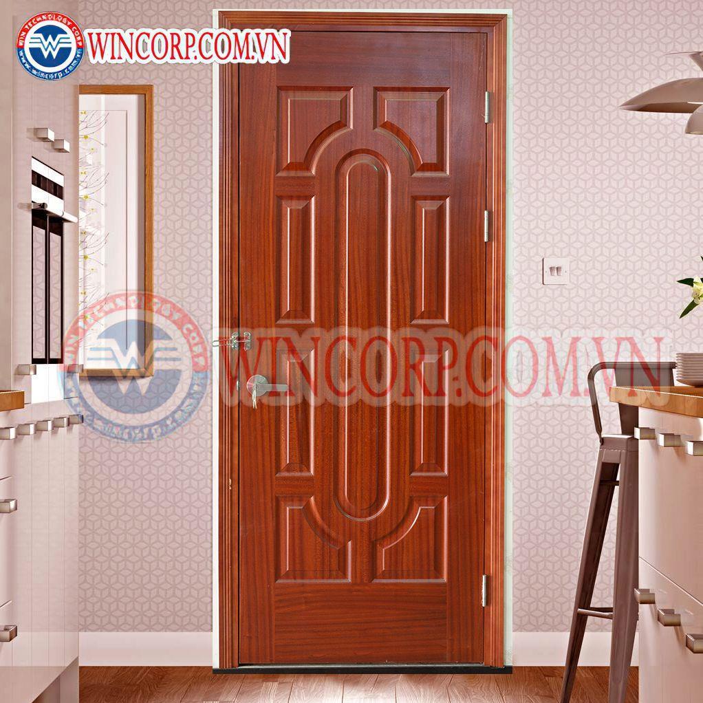 CỬA GỖ CÔNG NGHIỆP HDF Veneer HDF.V019-SAPELE - Ảnh 2