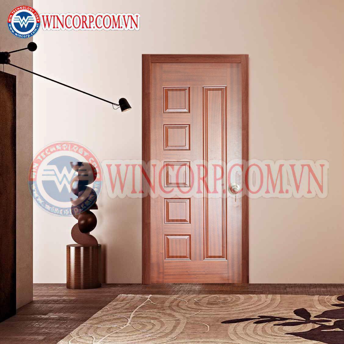 CỬA GỖ CÔNG NGHIỆP HDF Veneer HDF.V6BL-SAPELE - Ảnh 2