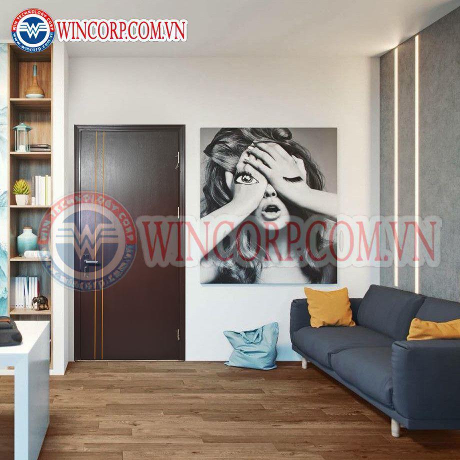 Cửa gỗ công nghiệp MDF VENEER MDF.M1R2-Camxe - Ảnh 2