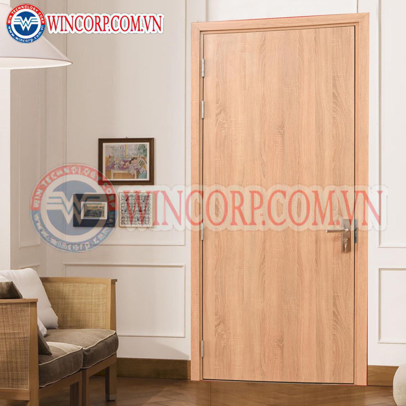 Cửa gỗ công nghiệp MDF Melamine MDF.M6 - Ảnh 2