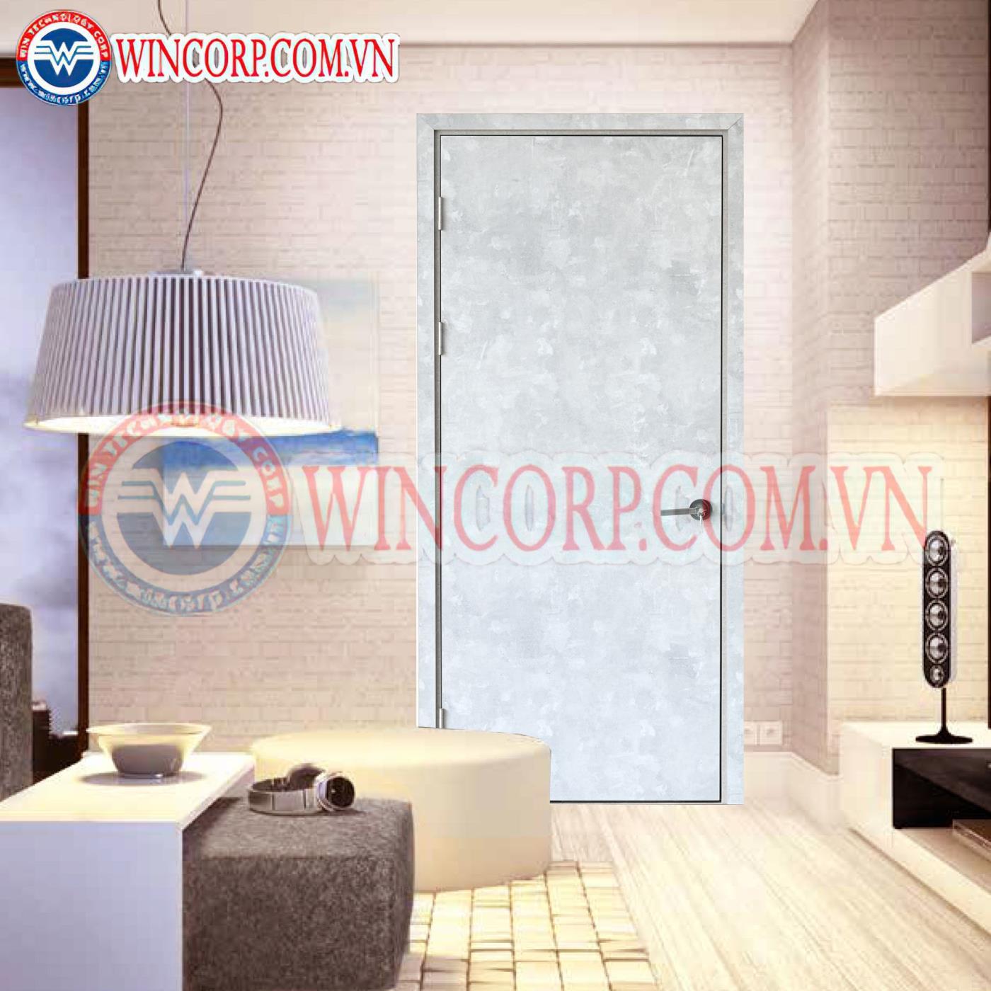 Cửa gỗ công nghiệp MDF Melamine MDF.MP1-STONE - Ảnh 2