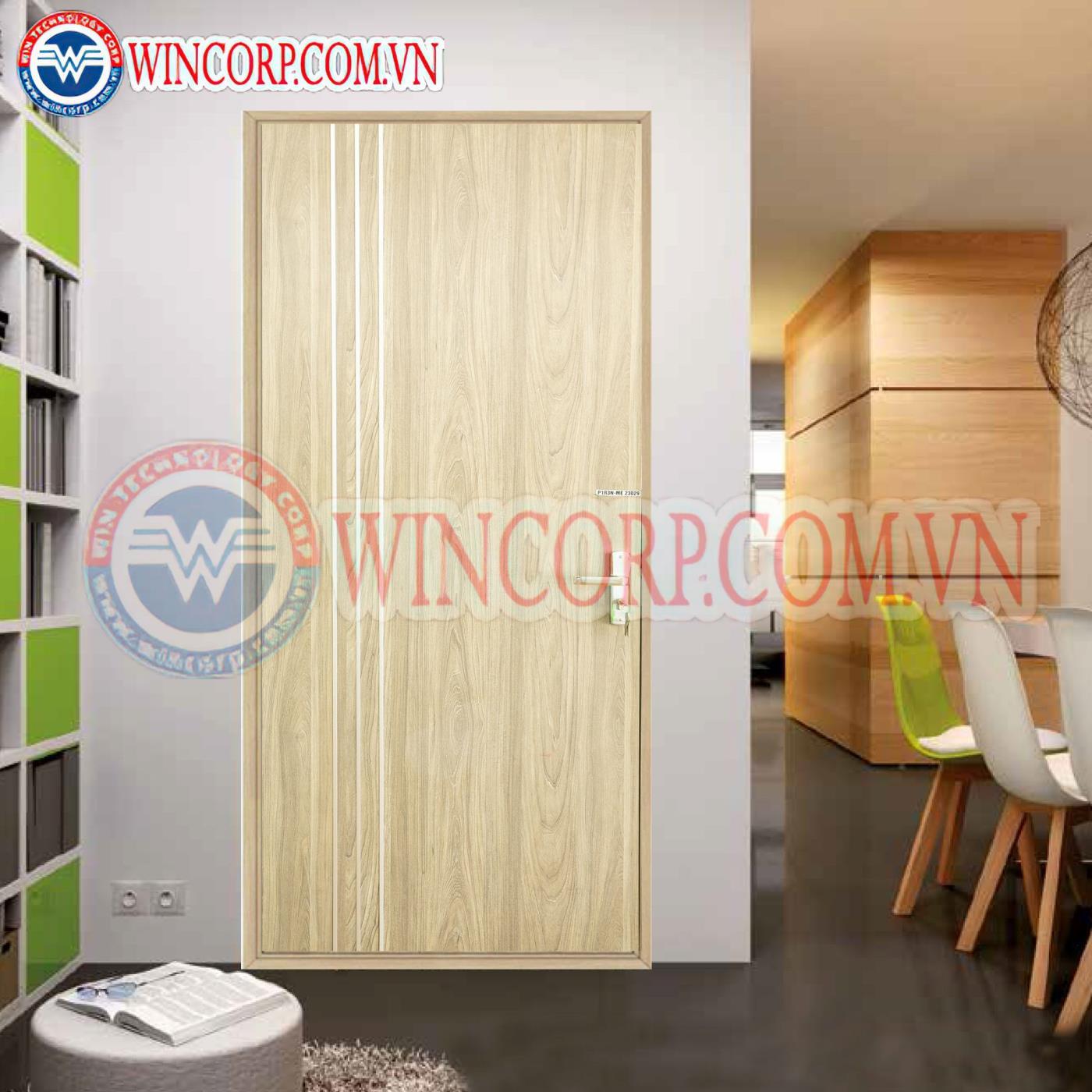Cửa gỗ công nghiệp MDF Melamine MDF.MP1R3-ME - Ảnh 2