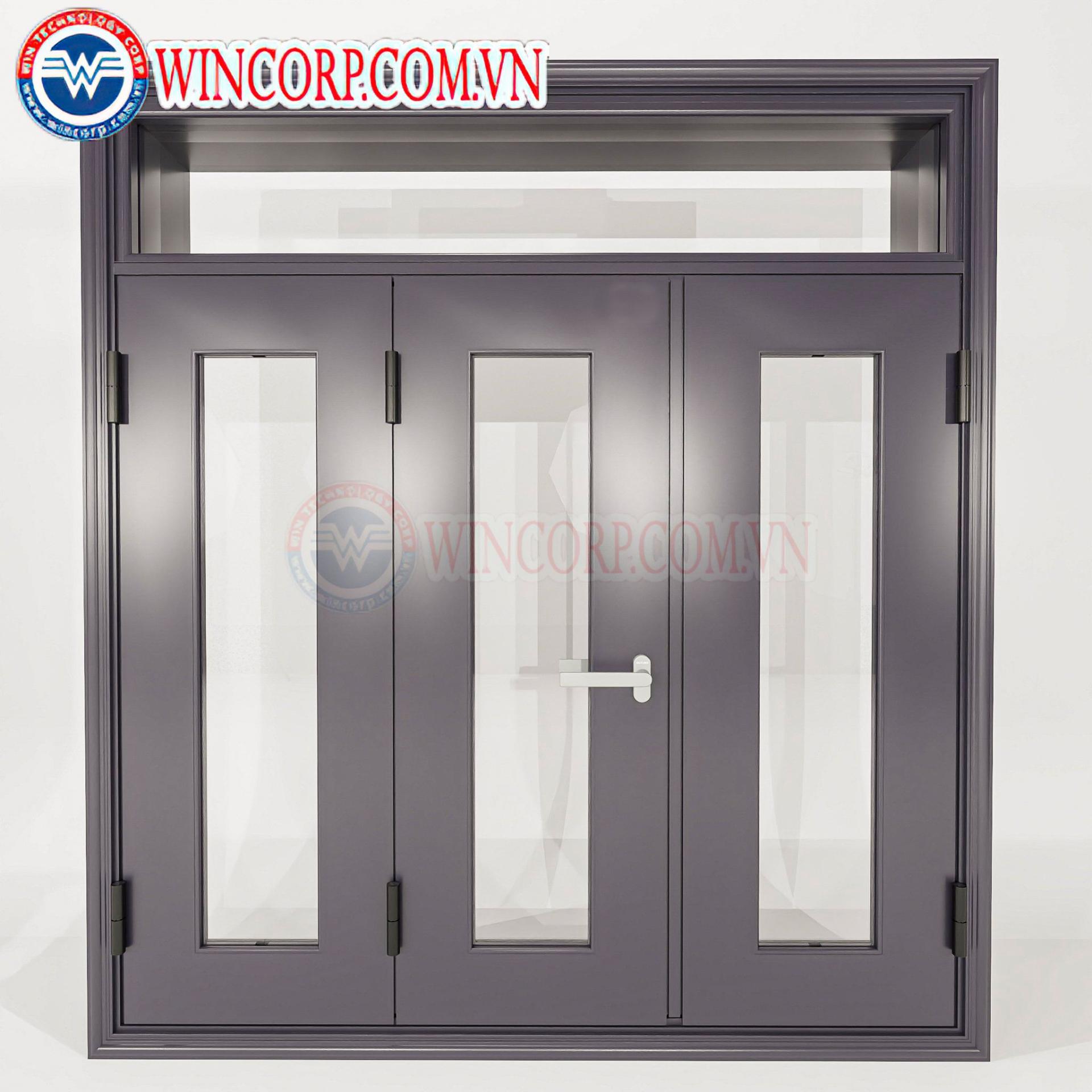 Cửa Nhôm Vân Gỗ SGD-CNVG-47