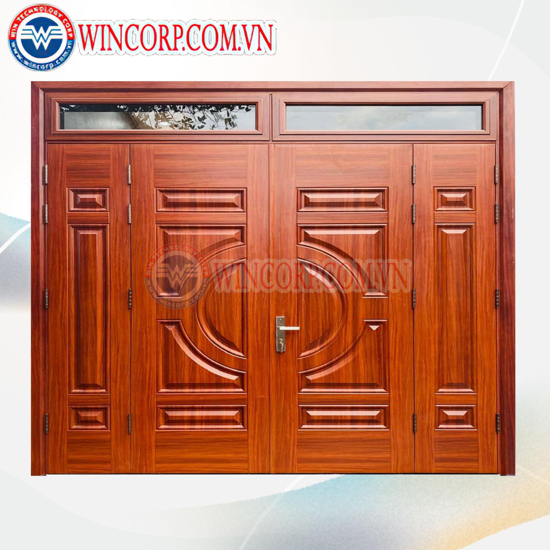 Cửa Thép Vân Gỗ SGD-KM.TVG-4C.27