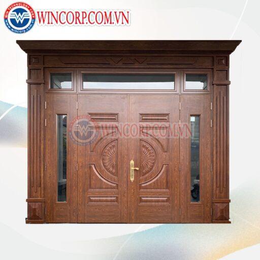 Cửa Thép Vân Gỗ SGD-KM.TVG-4C.35n._m