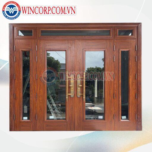 Cửa Thép Vân Gỗ SGD-KM.TVG-4C.42n._m