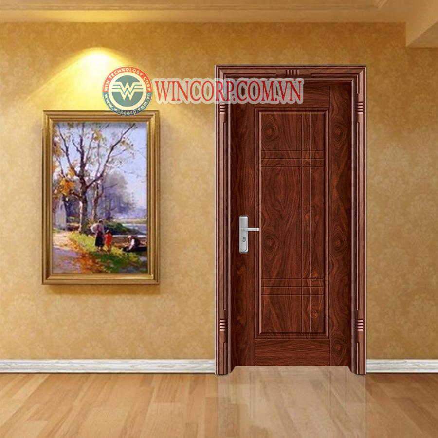 Cửa thép vân gỗ Win 47