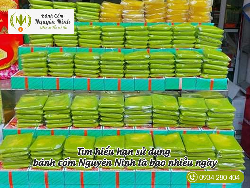 Nguyên liệu và quy trình sản xuất bánh cốm Nguyên Ninh